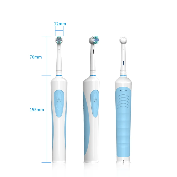 K1619S Adult Rechargeable Power Oscillation Toothbrush with 55 Degree Rotation Angle Round Head