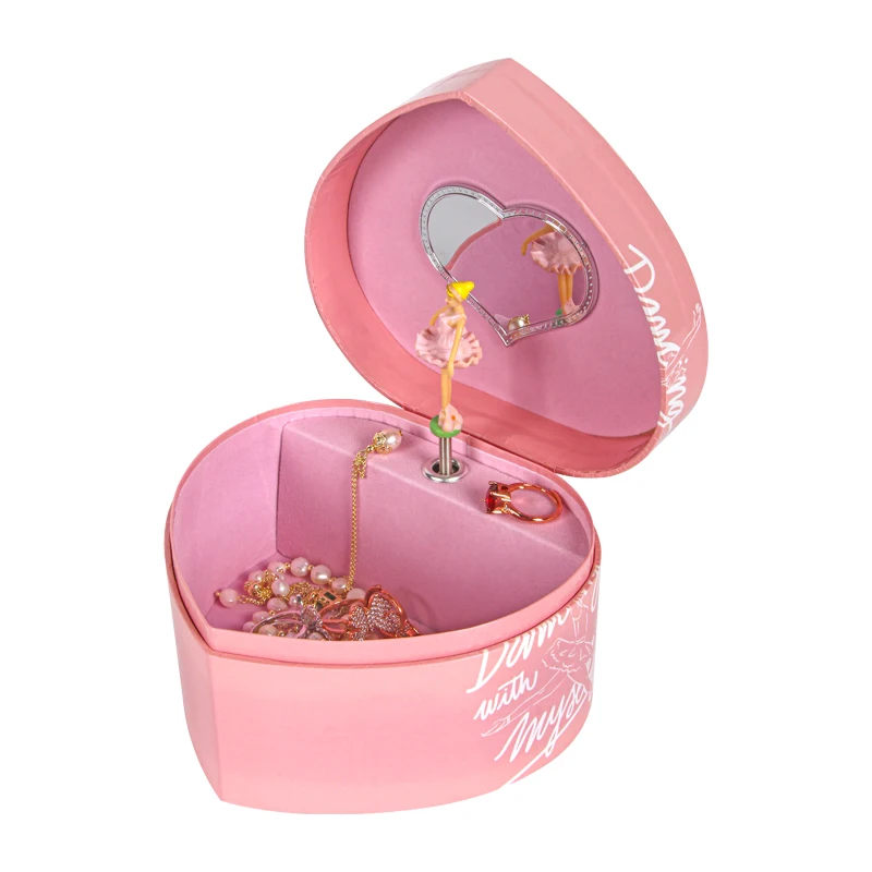 Ever Bright Heart-Shaped Music Box Perfect for Jewelry