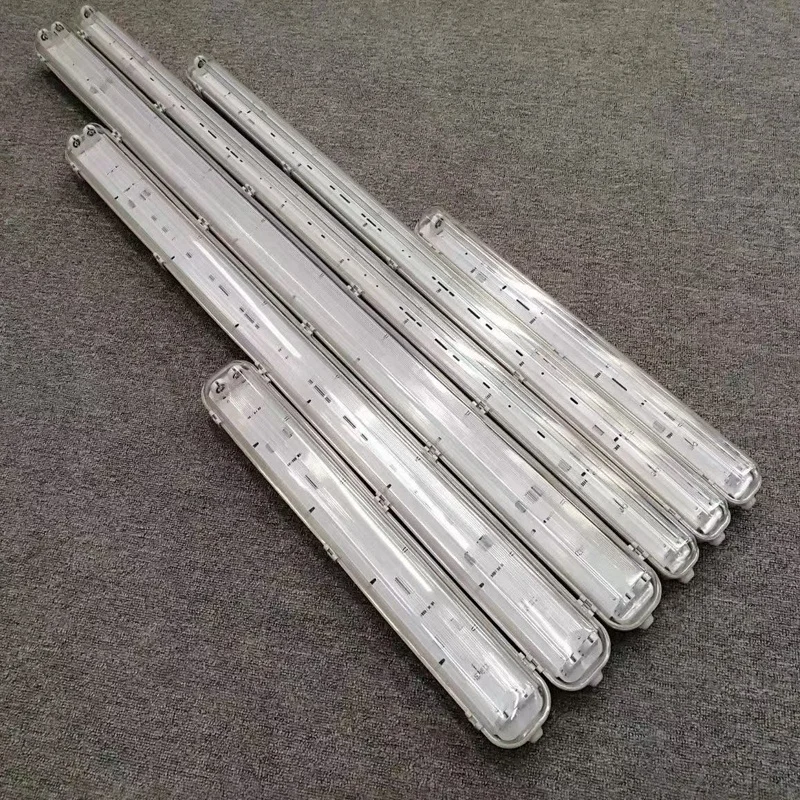 Triproof Linear Light 18W 2x18w 3x18w Waterproof IP65 T8 Led Batten Twin Tube Light Fitting Batten Fitting LED Triproof Light