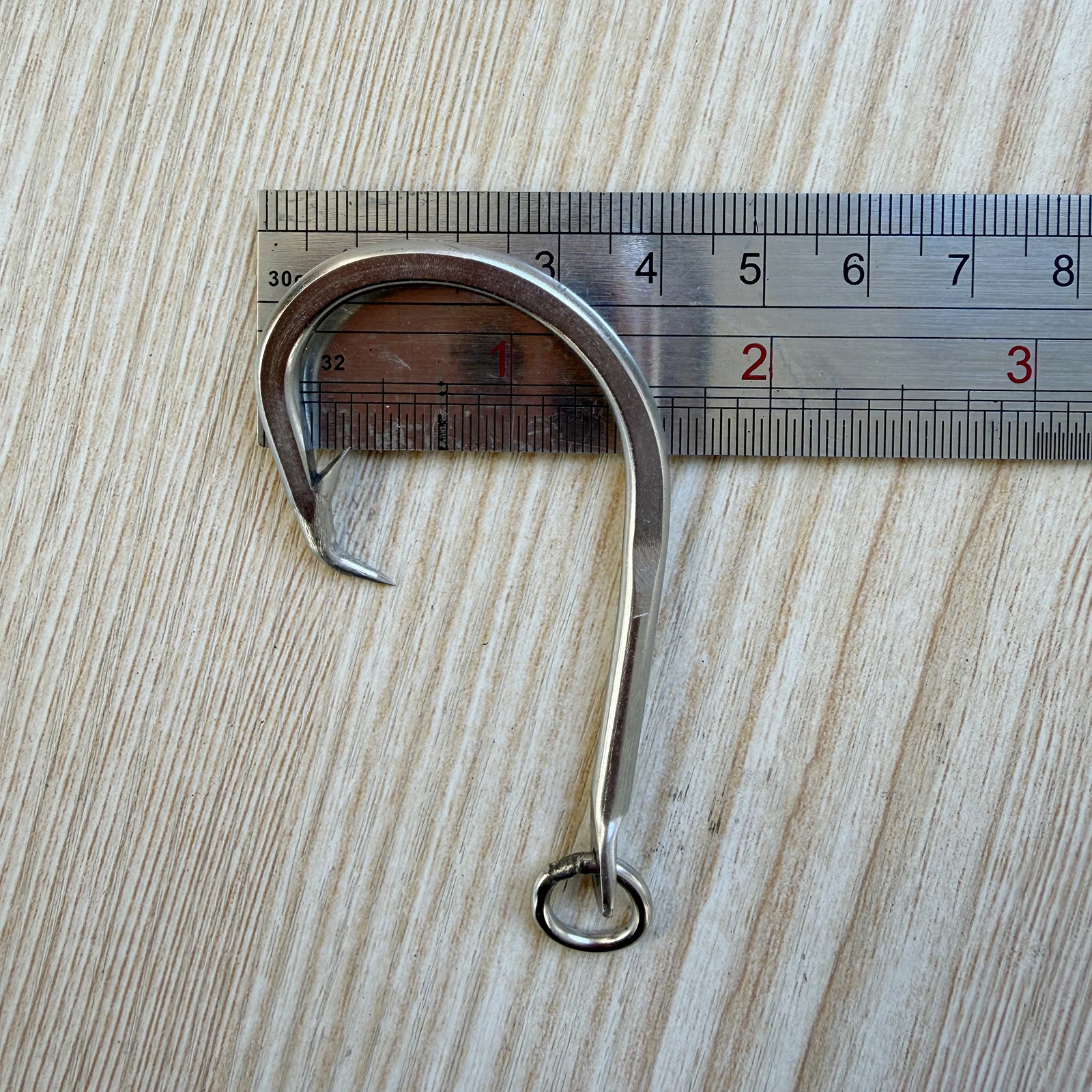 Stainless Steel 2X Ringed Circle Tuna Hook 13/0, 14/0, 16/0, Offshore Big  Game Saltwater Fishing Stainless Steel Fishing Hook