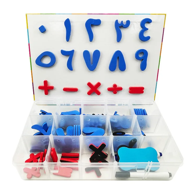 Arabic Magnetic Letters and  Number Arab Letters Eva Magnetic Set Educational Magnetic Numbers Sticker for School Toy