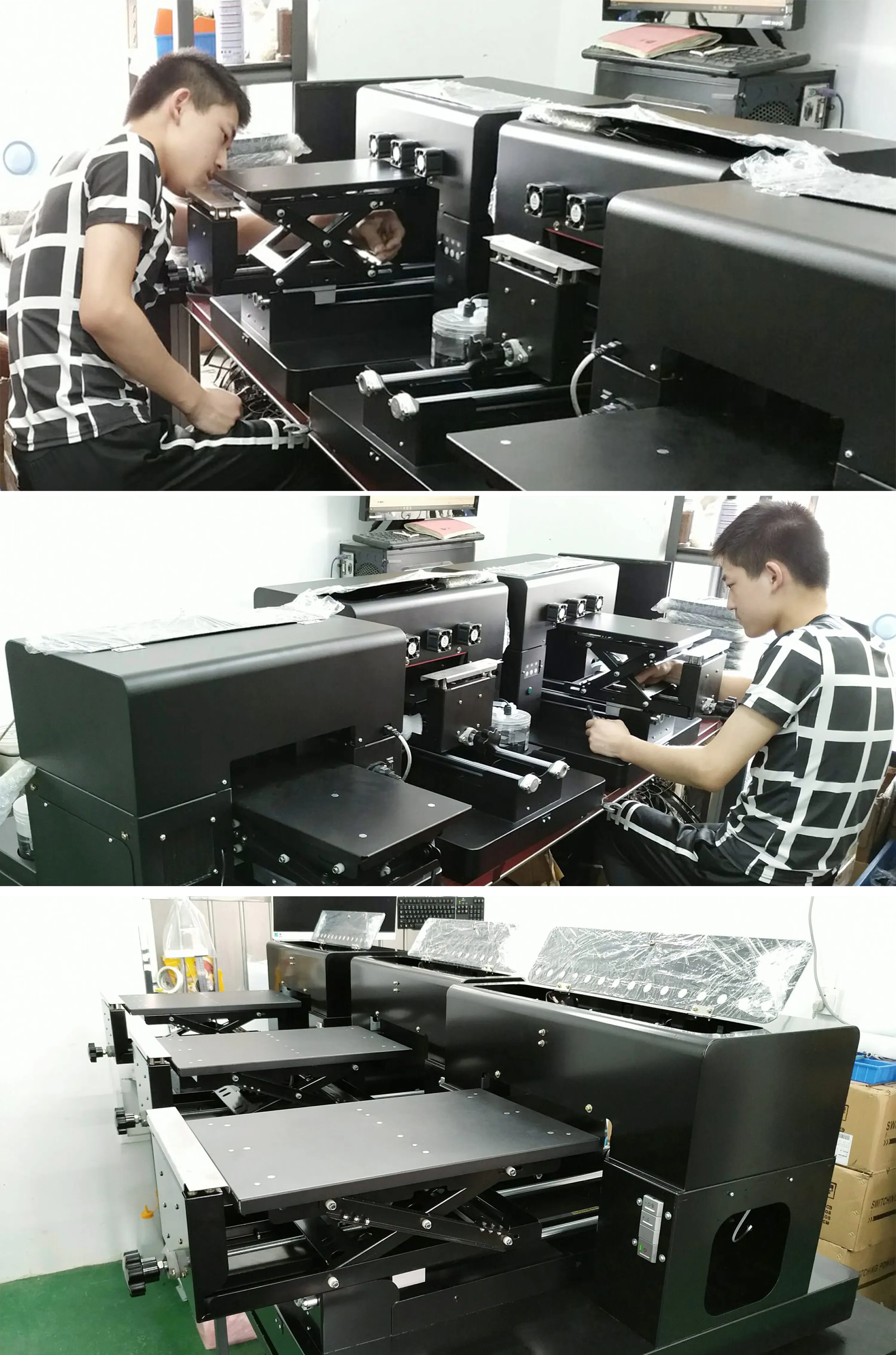 Flatbed digital uv printer for plastic pvc printer a4