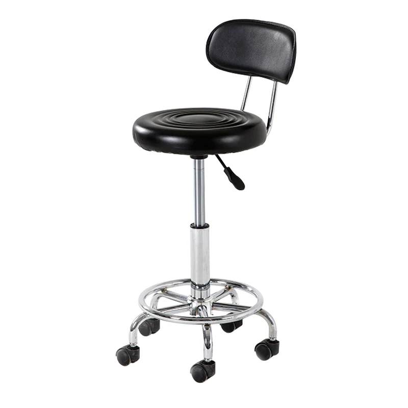 Дешевый подвижный стул для химической лаборатории из нержавеющей стали с колесами удобный полиуретана лабораторий и технических специалистов
