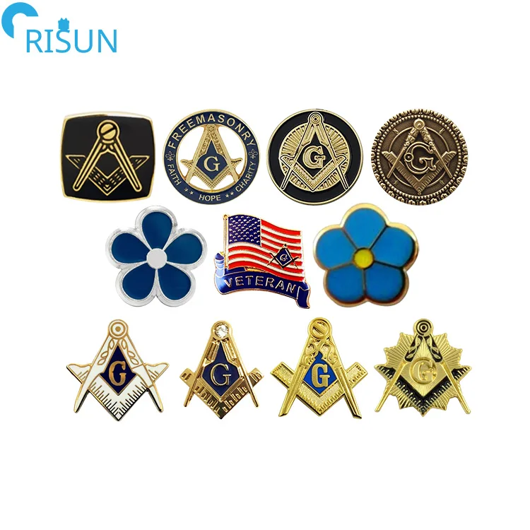 Customized Me Not Flower Square Compass Freemasonry Freemason