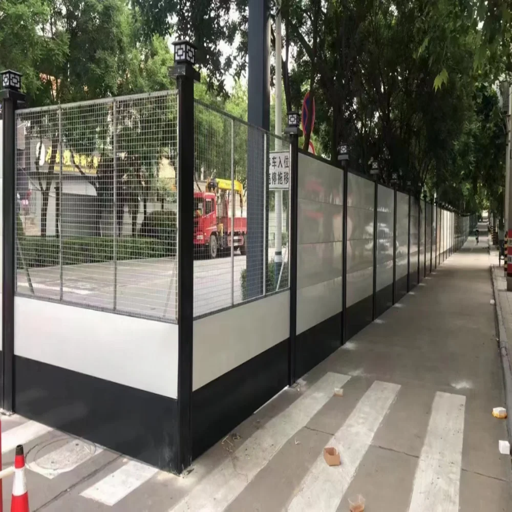 Construction Site Safety Fencing Temporary Metal with Galvanized Iron Panels for Building Sites