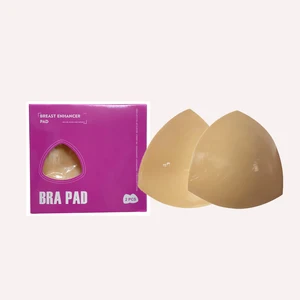 Triangle Lightly Padded Lift Adhesive Bra Reusable Double Sticky Insert Pads for Large Bust