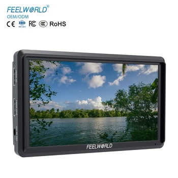FEELWORLD S55 Camera DSLR Field Monitor 6" FHD IPS, Support 4K UHD/4096X2160p, Focus Peaking, Factory Wholesale