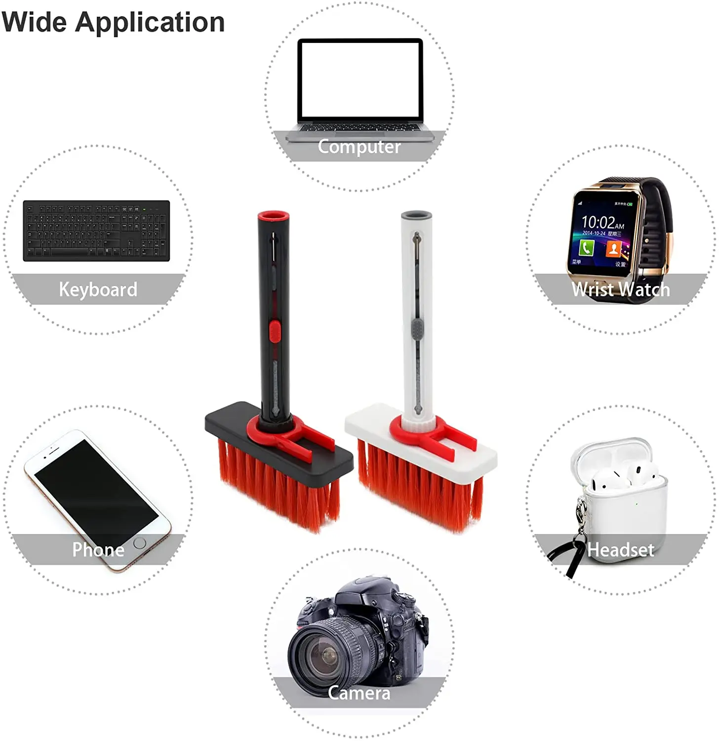 5 в 1 многофункциональная клавиатура для очистки мягкой щеткой комплект компьютер телефоны вкладыш инструменты чистки ключ