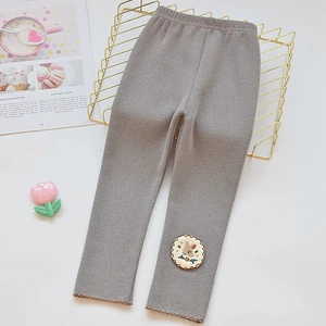 Children's and Girls' Leggings Wholesale Cute Children's Stretch Pants Pure Cotton Pants