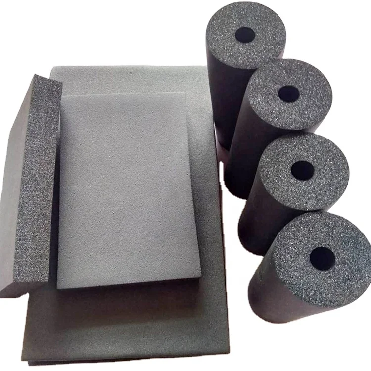 Closed Cell Rubber Thermal Insulation Rubber Foam Pipe For Air Conditioner