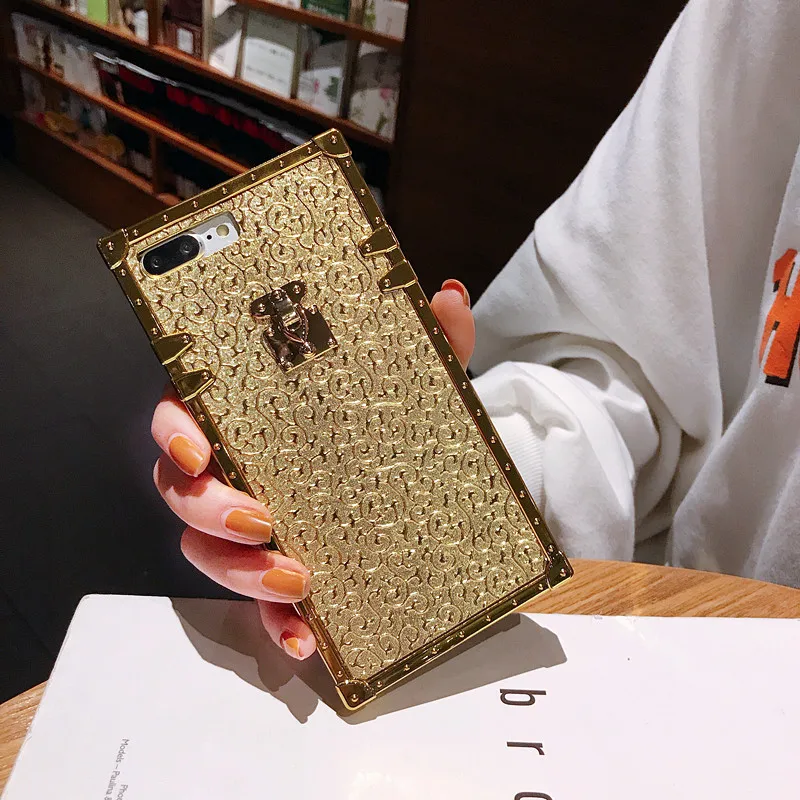 Wholesale Man Style Golden Phone Cases For iPhone 11 and 12 Series