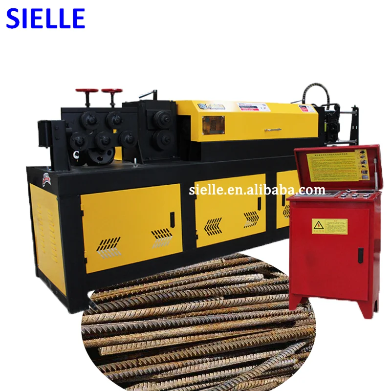 Steel rod bar straightener machine automatic steel wire cutting machine