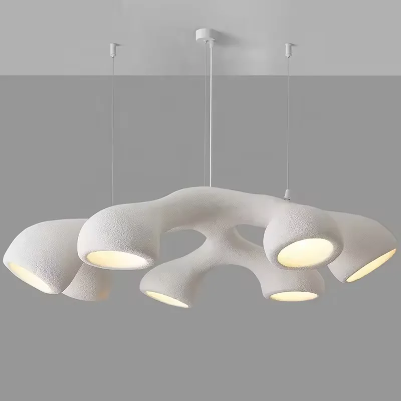 Modern Japanese Home Decor Kitchen Luxury Interior Lamp Nordic Pendant Hanging Chandelier Bedroom Wabi Sabi Light
