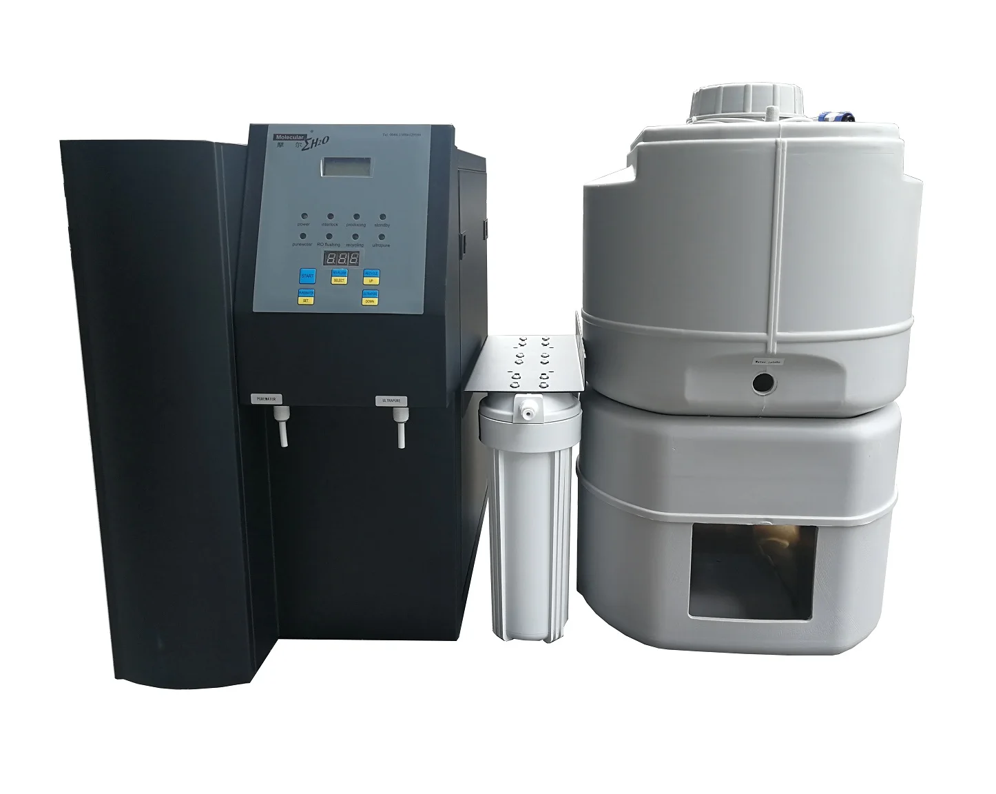 Laboratory Water Deionizer Machine Lab Ultra Water Purification System 10lph to 200lph