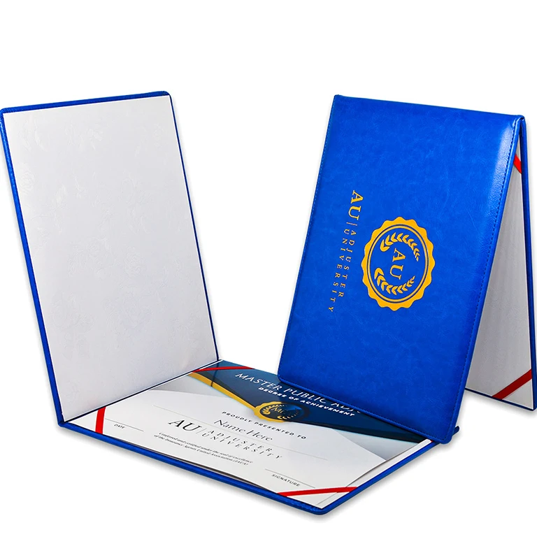 Anticounterfeit Hologram Sticker Paper With Watermark Logo for University Graduate Diploma Letterhead Printing Certificate Paper