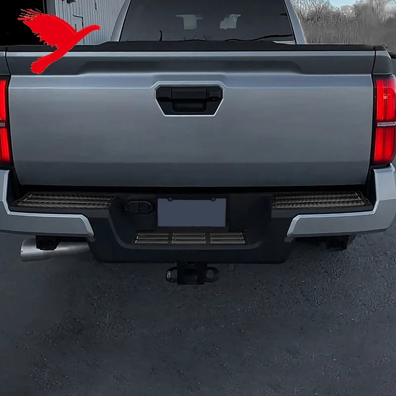 Rear Boot Outer Bumper Guard Sill Plate Protector Cover for Toyota Tacoma 2024 2025