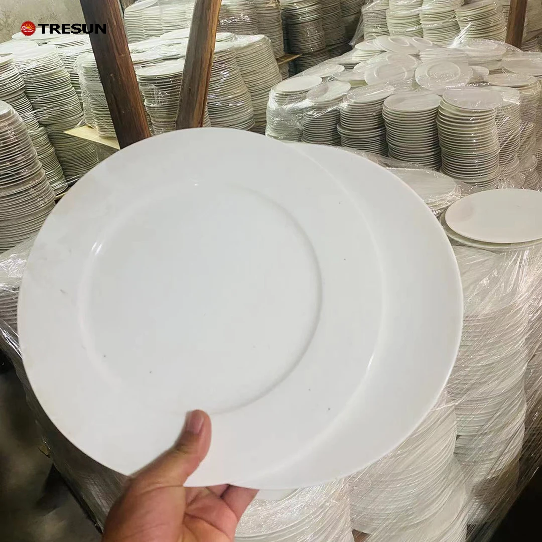Manufacturer Wholesale Mix Size Ceramic Inventory Cheap White Ceramics