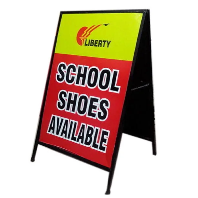 Good Selling Banner Stand Advertising Board Double Sided Pavement Sign Display A Frame Chalkboard