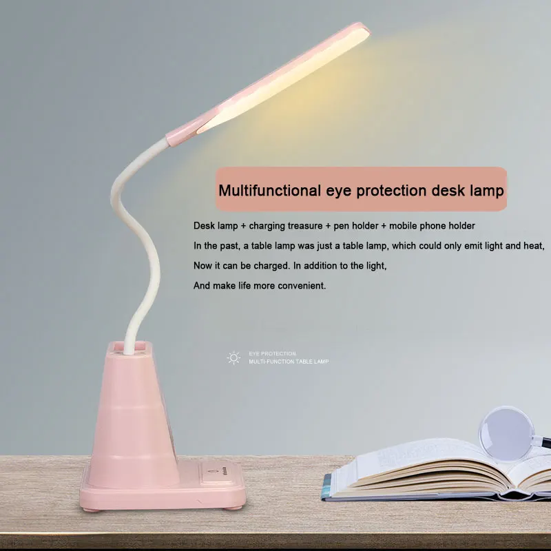 
Экологически безопасные и энергосберегающие перезаряжаемые беспроводные светодиодные настольные лампы сенсорная Светодиодная настольная лампа с регулируемой яркостью 