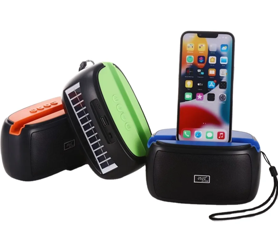 O novo JZ-1228 Solar Energy Blue Tooth Speaker com Suporte para