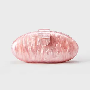 2026 Trending Special-shaped Shell Acrylic Bag Fashionable Wedding Evening Clutch Bag