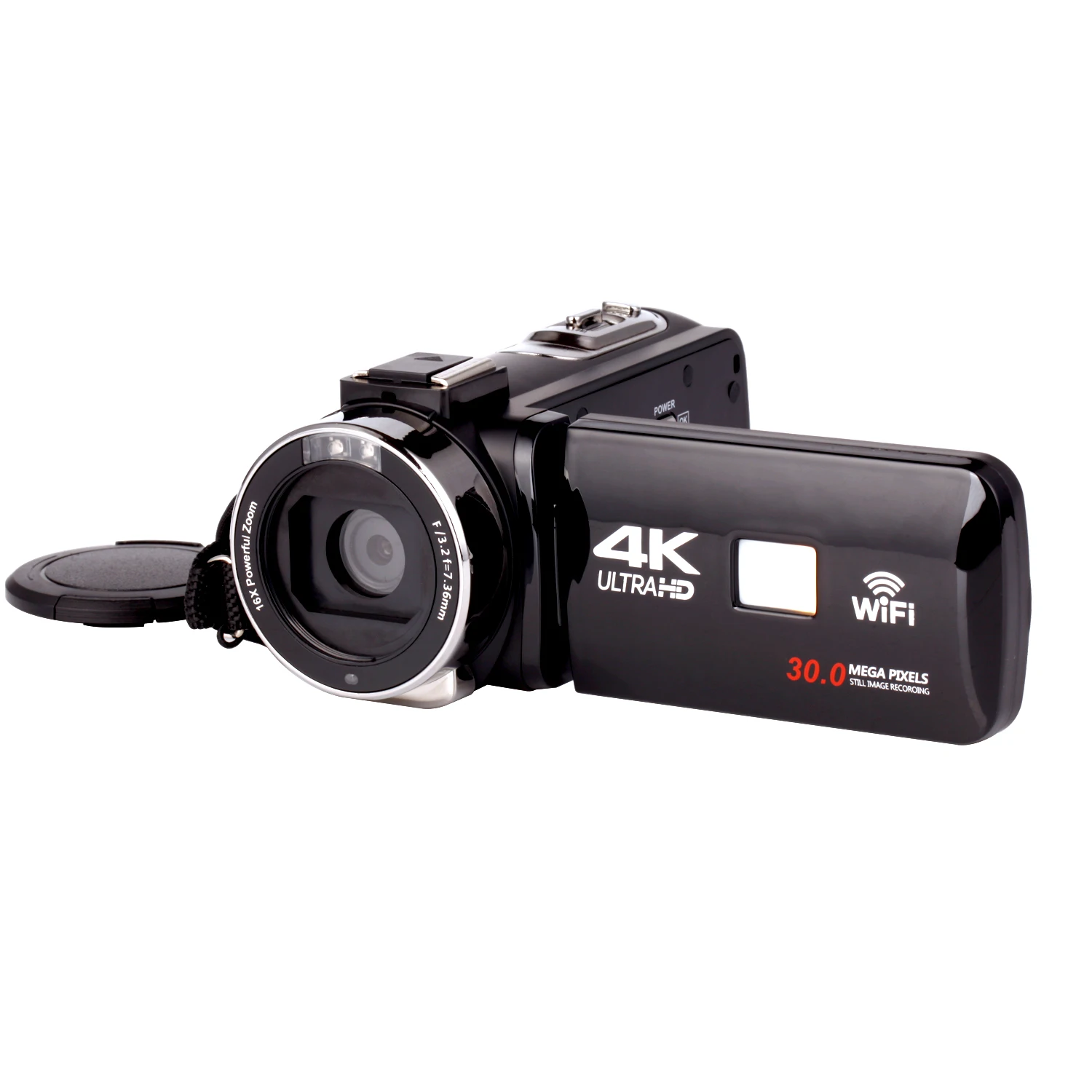 4K Camcorder with Night Vision Ideal for Live Streaming