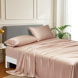 Luxury Home Queen Size 100% Organic Bamboo Bedding Sheet Set Bamboo Bed Sheets