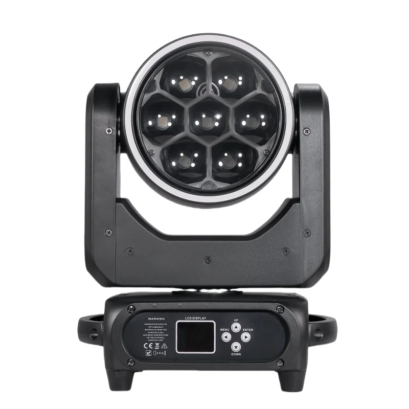 DMX Mini 7x40W Bee Eye Pixel Stage Light Strip 7x40 RGBW LED Zoom