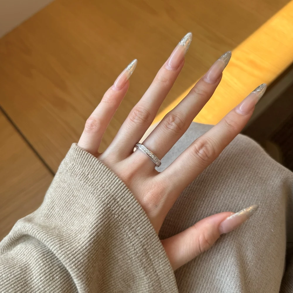 KAKODIY fashion engagement new wedding 925 sterling silver French luxury concave ring detail 7