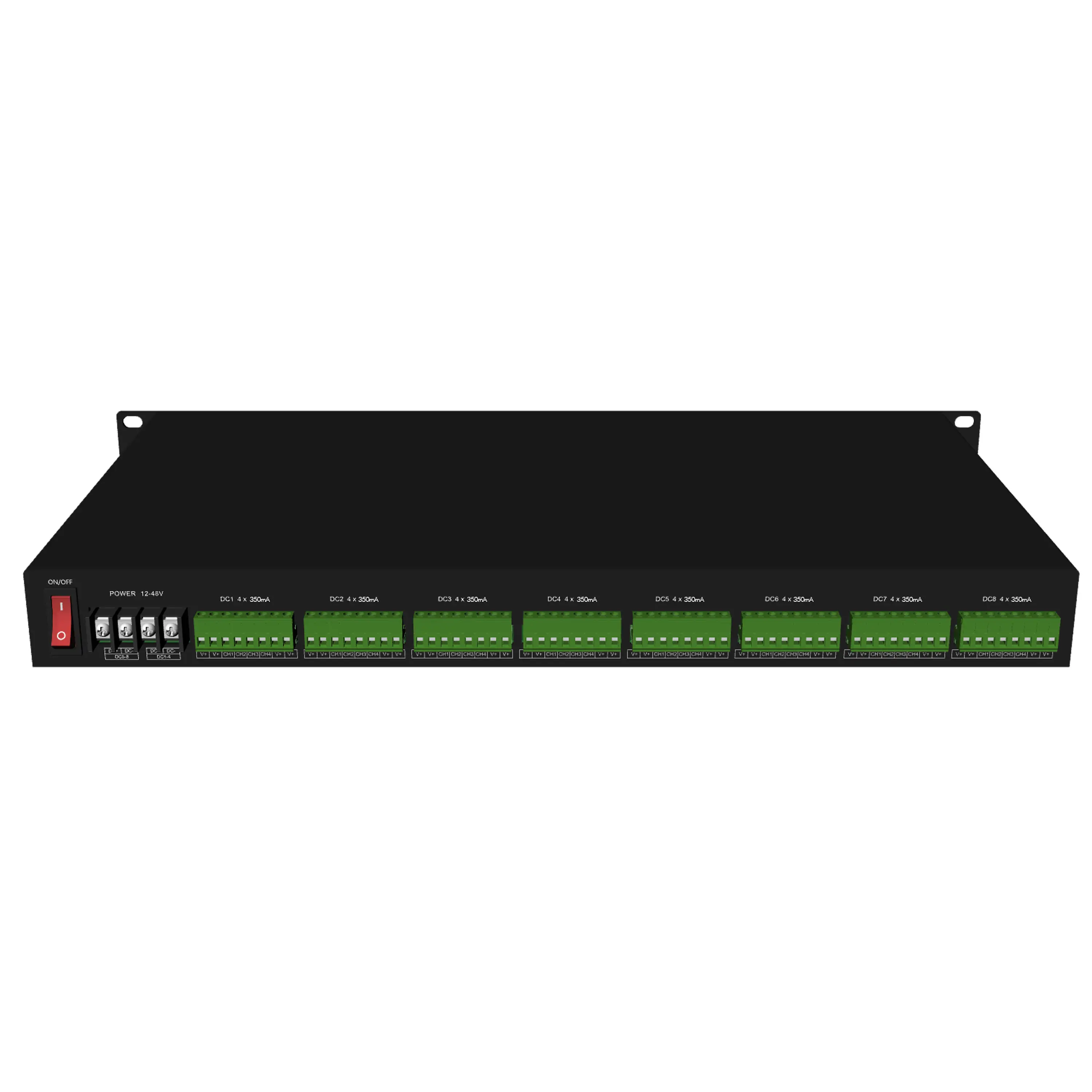 D32C 32 Channel DMX512&RDM Decoder Constant Current 12-48VDC 350mA/700mA DMX Decoder Controller with DIP Switch
