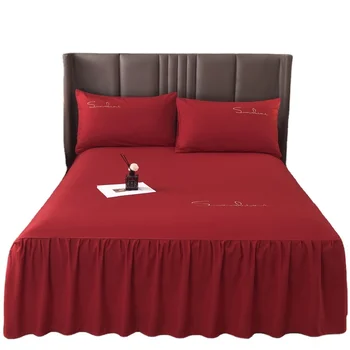 2024 hot new bedding setbamboo bedding set summer cool bed skirt