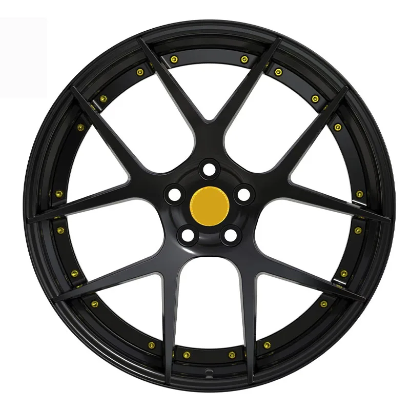 Customized 2 Piece 3 Piece Forged Alloy Wheels for High End Forged WHEELs Racing Cars factory