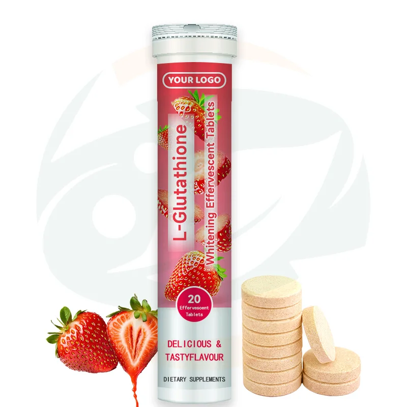 China-herb Oem L-glutathione Effervescent Tablets Convenient Oral Supplement Antioxidant Skin Care L-glutathione Tablets