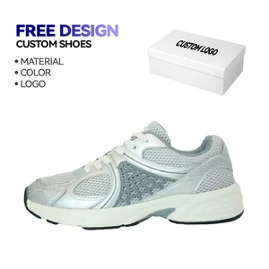 Wholesale Customized Unisex School Walking Sneakers New Thick Bottom Platform Comfort Breathable Mesh Design Fashionable