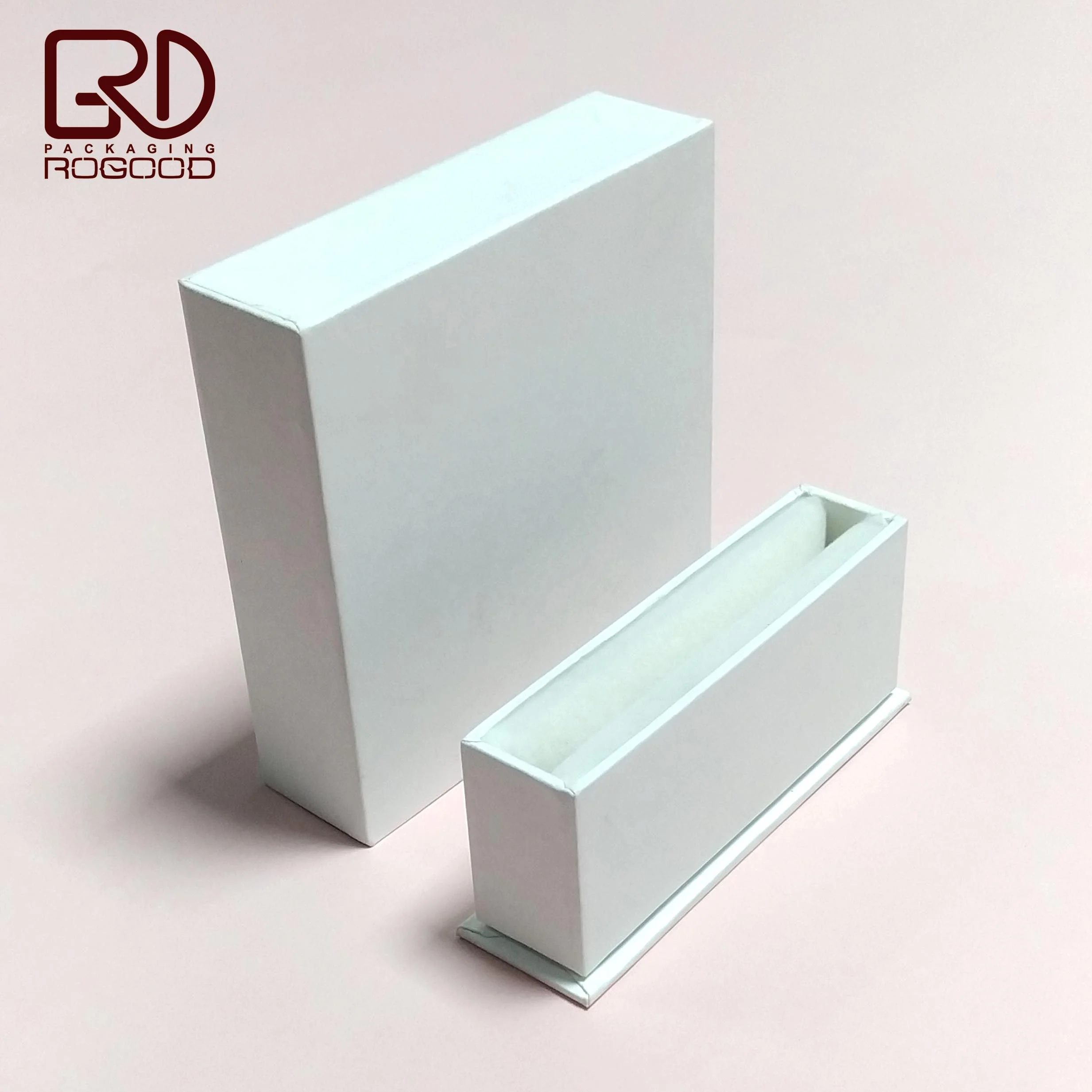 ROGOOD Original Design Slim Metal Bracelet Use High Grade Rigid Bangle Gift Box Unique Display Bracelet Packaging Box P1301