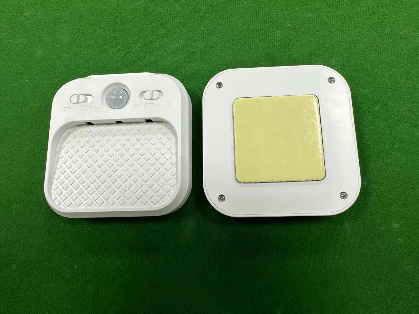 product stepless dimmable pir motion sensor square led night light usb type c rechargeable cct switchable night light for room  toilet-45