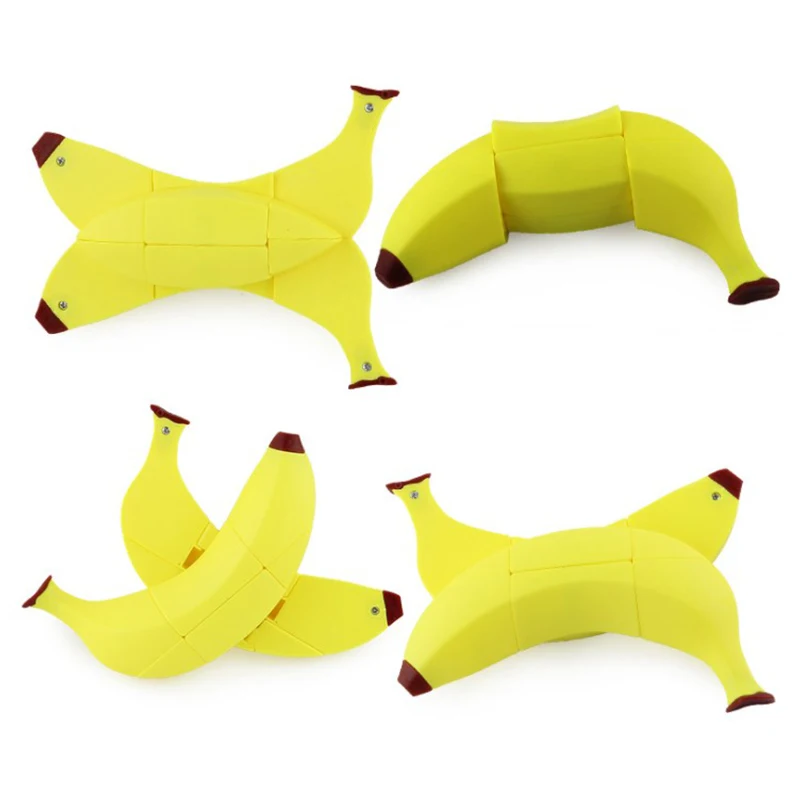 1:1 Simulation Apple Banana Lemon Smooth Puzzle Magic Cube