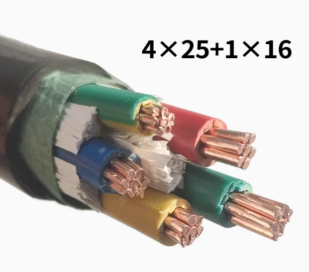 Lage En Hoogspanning Zr Yjv 0.6/1kv Nyy 3*240Mm Koperen Geleider Xlpe Pvc Schede Elektrische Kabel Stroomkabel