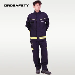 Fireproof Suit Flame Retardant Work Clothes Jacket Pants Two Piece Sets Coverall Suits Workwear