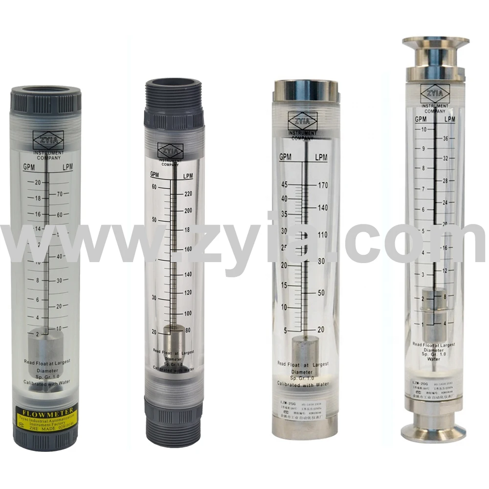 Flussometro Acrilico LZM-15G - Misuratore Portata Acqua, 0.5-5 GPM, Filettatura 1/2", Per Depurazione E Industria - Foto 12