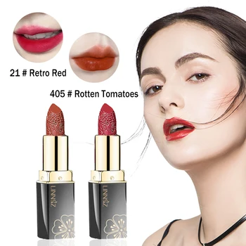 Brand custom private label Waterproof Lip Makeup Two color lip gloss set Cosmetics Moisturizing long-lasting lipstick Matte lips