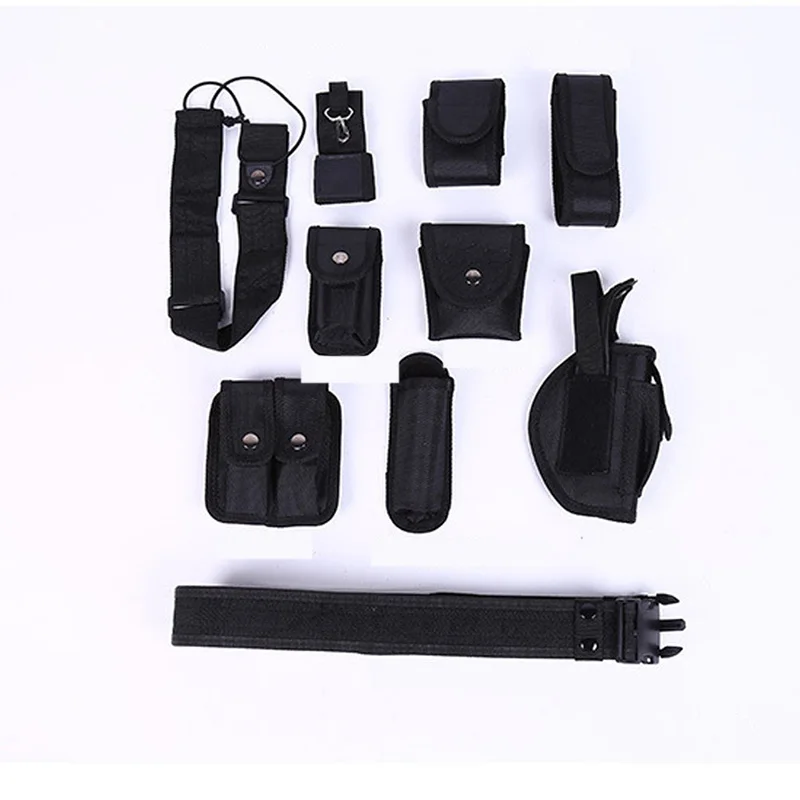 Adjustable Training Durable Nylon Security Belt Patrol Duty Durable Multifunctional Waist Equipment Set