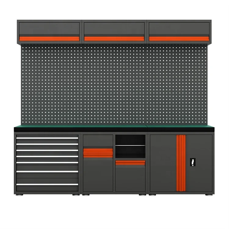 Steel Tool Box Side Cabinet High Quality Industrial Tool Cabinet Metal Modular Combination Work Bench Tool Cabinet Workshop