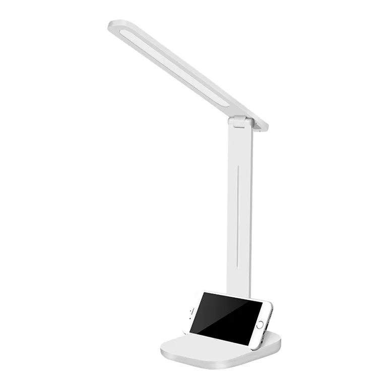 china wholesale modern office luxury USB rechargeable battery touch study bedside led table lamp