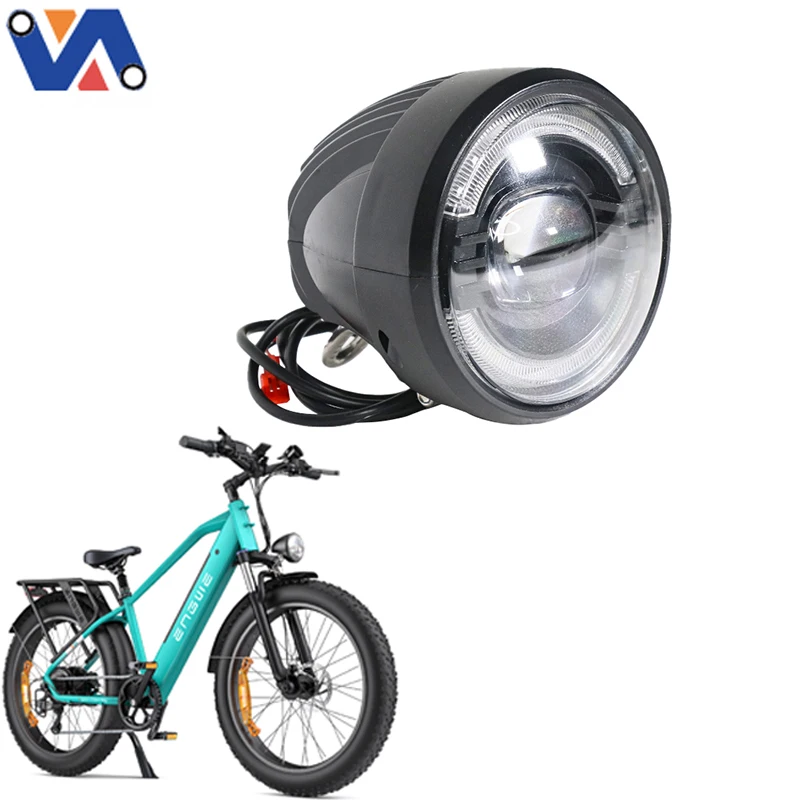 New Image Waterproof Headlight  for Engwe E26 /E26 ST Electric Bike Front Light Motorcycle Lighting Systems