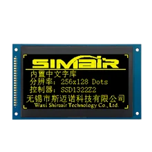 4.7 Inch Green OLED Display Module 256x128 Pixels SSD1322 Driver 8080/6800/SPI Interface for Industrial