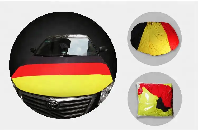 Cheap Ghana NDC Flag Printing Polyester Fibre Car Vehicle Hood Cover for Selection