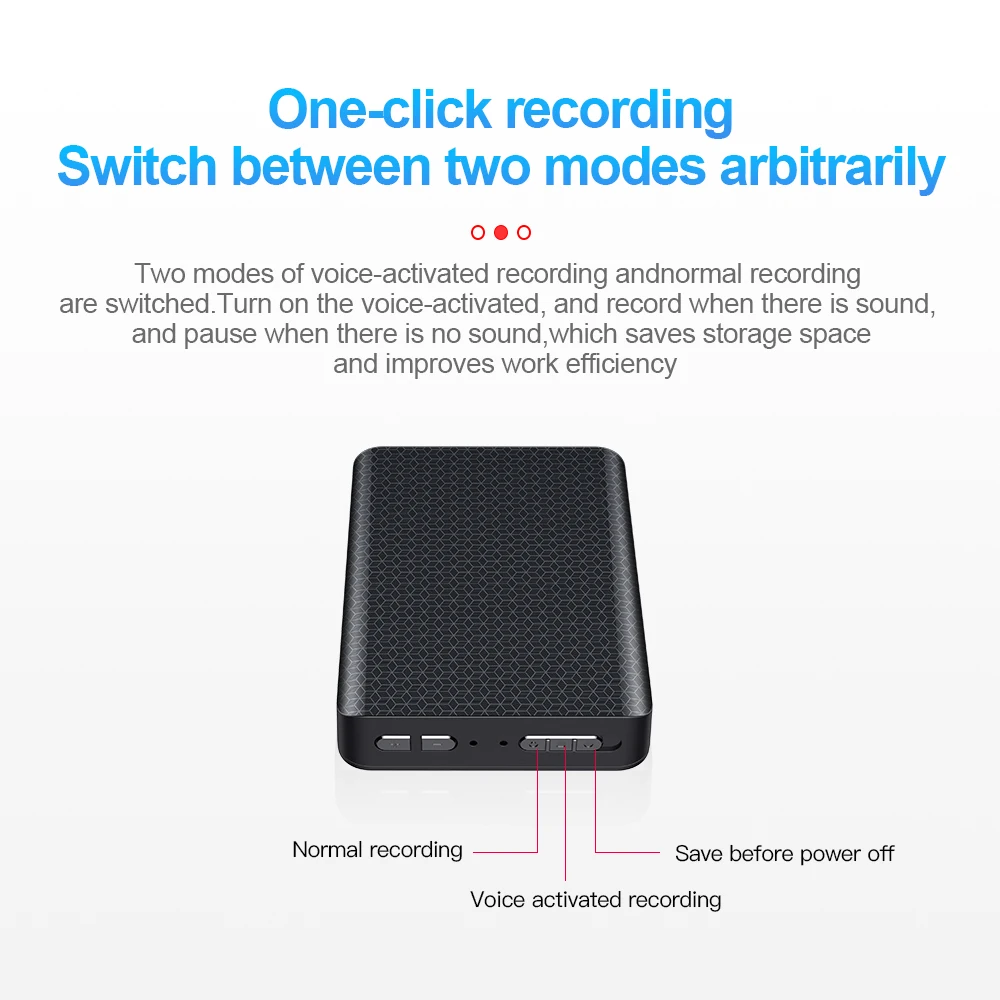 Super Long Time Recorder High Quality Voice Activated Recorder Recorder With Playback Function