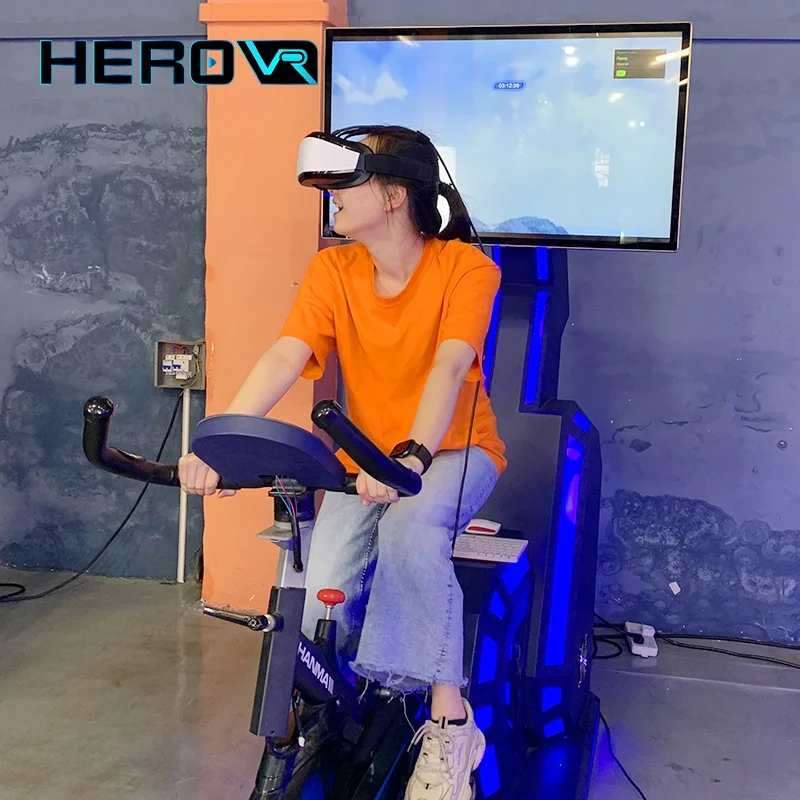 HEROVR Virtual Reality Exercise VR Gym Motion Ride Virtual Reality Spinning Bikes Equipment Arcade Machine