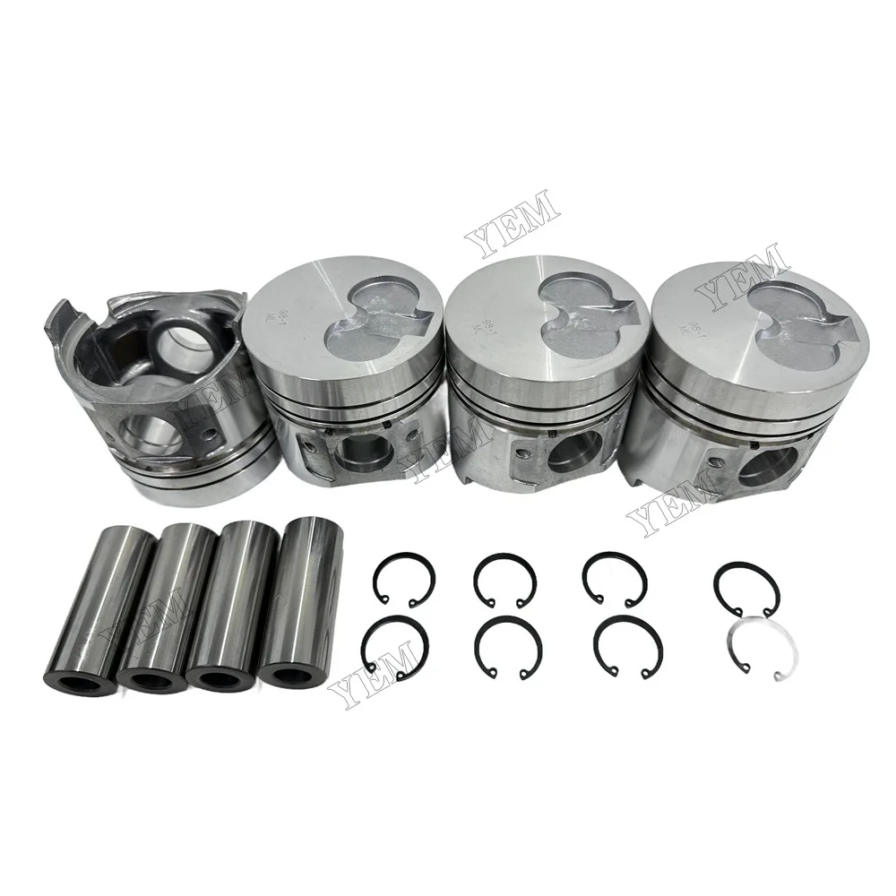 4D98E Overhaul Repair Kit For Yanmar Engine Kit Gasket Piston Set 4